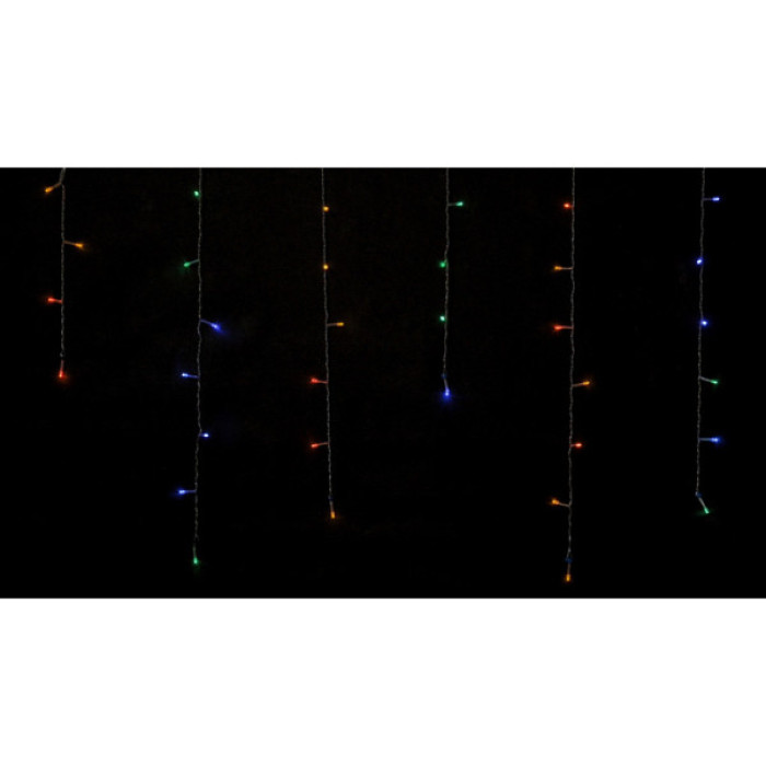 Гірлянда Delux ICICLE 100 LED C 3.2х0.7 м Мульти/Прозорий IP20 (90015254)