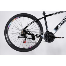 Велосипед Space 27.5" MERCURY DD FR рама-17" AL 2026 чорно-білий (OPS-SP-27.5-075)