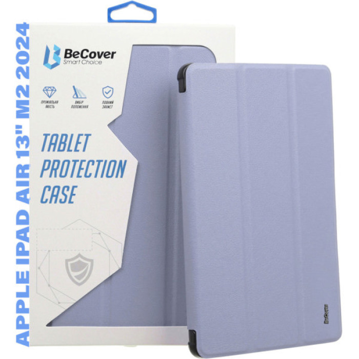 Чохол до планшета BeCover Soft Edge TPU Apple iPad Air 13" M2/M3 (2024/2025) Purple (711713)