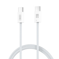Дата кабель USB-C to USB-C 1.0m 60W white XO (CB-Q73CC)