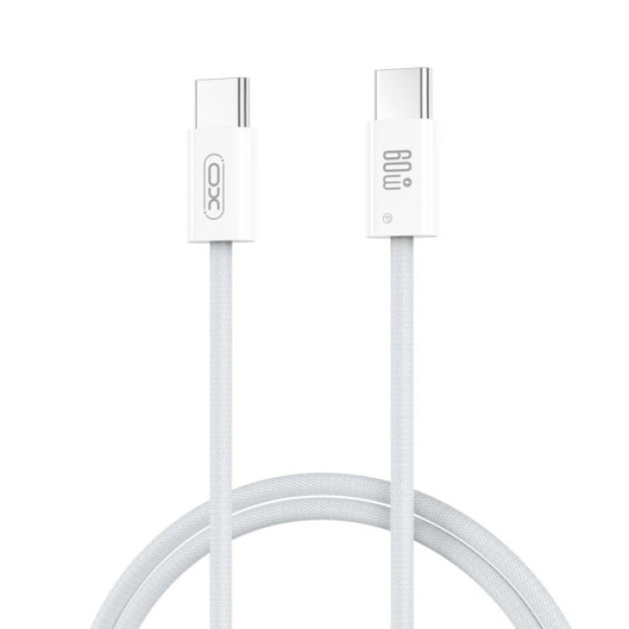 Дата кабель USB-C to USB-C 1.0m 60W white XO (CB-Q73CC)