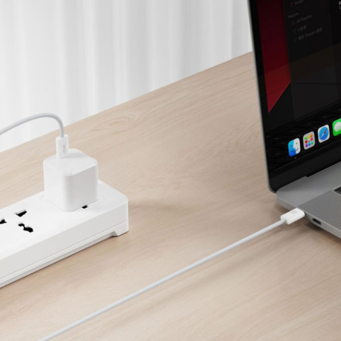 Дата кабель USB-C to USB-C 1.0m 60W white XO (CB-Q73CC)