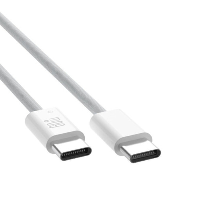Дата кабель USB-C to USB-C 1.0m 60W white XO (CB-Q73CC)
