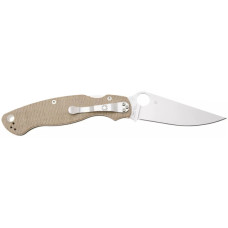 Ніж Spyderco Military 2 CPM Cru-Wear Micarta Brown (C36MPCW2)