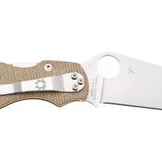 Ніж Spyderco Military 2 CPM Cru-Wear Micarta Brown (C36MPCW2)