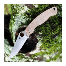 Ніж Spyderco Military 2 CPM Cru-Wear Micarta Brown (C36MPCW2)