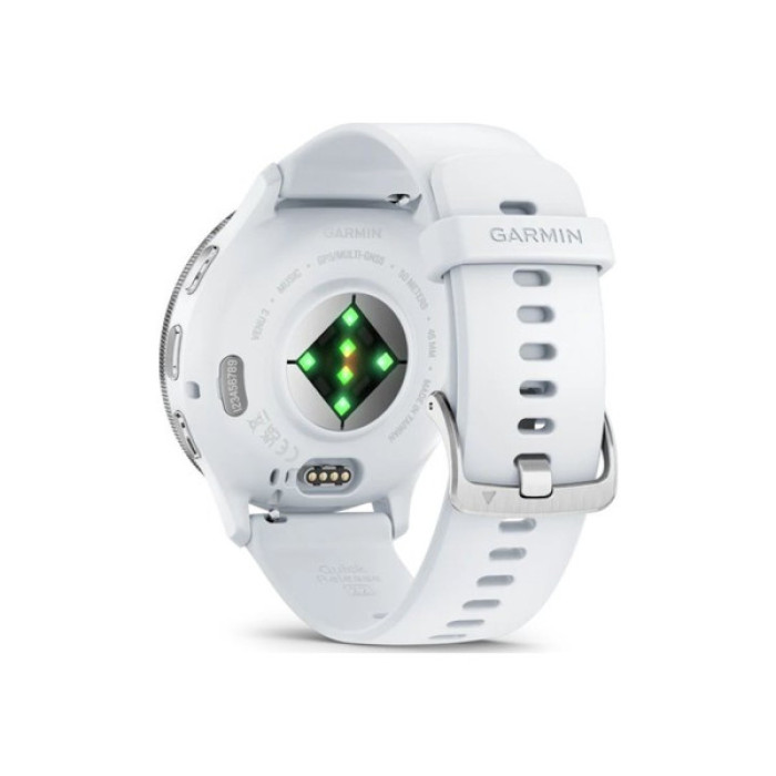 Смарт-годинник Garmin Venu 3, Whitestone + Passivated, GPS (010-02784-00)