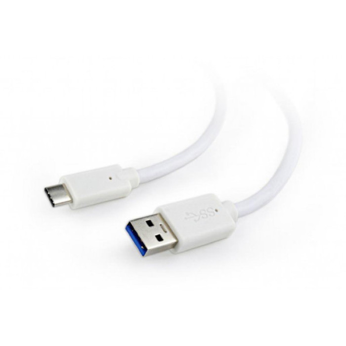Дата кабель USB 3.0 AM to USB-C 0.5m Cablexpert (CCP-USB3-AMCM-W-0.5M)