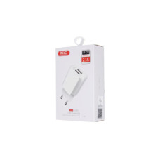 Зарядний пристрій XO L35D 2USB / 2.1А + Lightning white (XO-L35-LGHT)