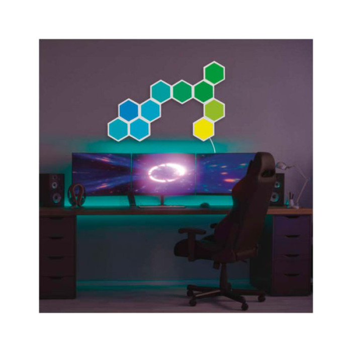 Світильник EMOS ZIW223R HEXAGON 3шт. 1,8 Вт, RGBIC, WIFI (ZIW223R)