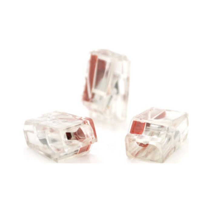 З'єднувач кабелю 2-pin аналог WAGO К773-252, 50штпак Voltronic (К773-252/50)