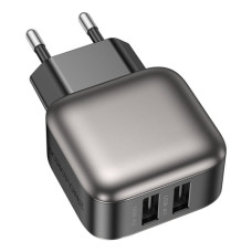 Зарядний пристрій BOROFONE 2xUSB BAS51A black (6941991116100)
