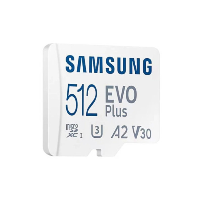 Карта пам'яті Samsung 512 GB microSDXC Class 10 UHS-I U3 V30 A2 EVO Plus+SD Adapte (MB-MC512SA/EU)