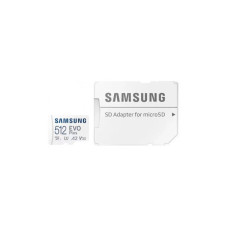 Карта пам'яті Samsung 512 GB microSDXC Class 10 UHS-I U3 V30 A2 EVO Plus+SD Adapte (MB-MC512SA/EU)