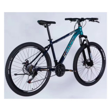 Велосипед Space 27.5" PHAETON DD FR рама-17" AL 2026 синьо-бірюзовий (OPS-SP-27.5-083)