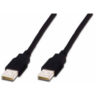 Дата кабель USB 2.0 AM/AM 3.0m Assmann (AK-300100-030-S/AK-310100-030)