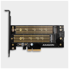 Контролер AXAGON PCIe to NVMe+SATA M.2 (PCEM2-D)
