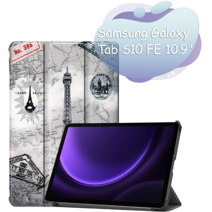 Чохол до планшета BeCover Smart Case Samsung Galaxy Tab S10 FE (SM-X520/SM-X526) 10.9" Paris (713288)