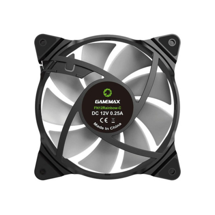 Кулер до корпусу Gamemax FN-12Rainbow-C2