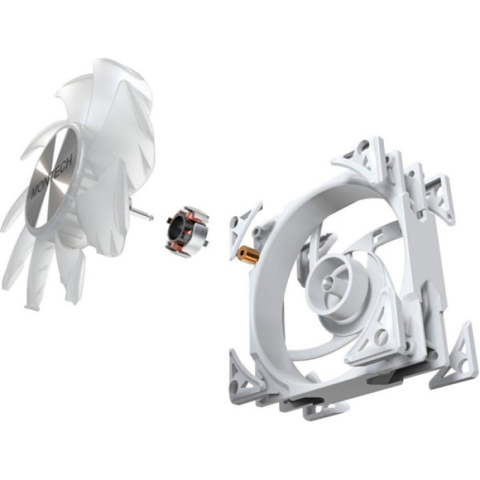 Кулер до корпусу MONTECH METAL PRO 12 ARGB PWM WHT