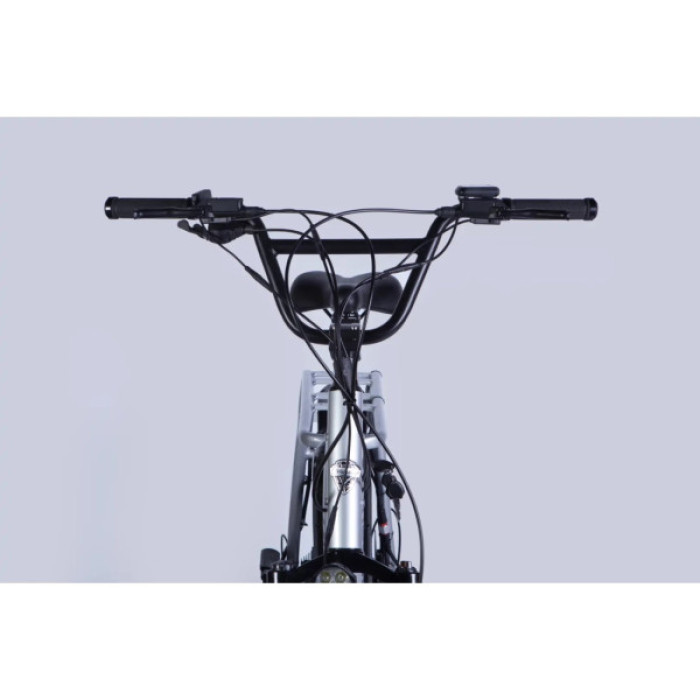 Електровелосипед Dorozhnik 20" ADAMANT HDD рама-18,5" 48B 17.5+12.5А*г 1000Вт 2026 срiблястий (ELB-D-20-080)