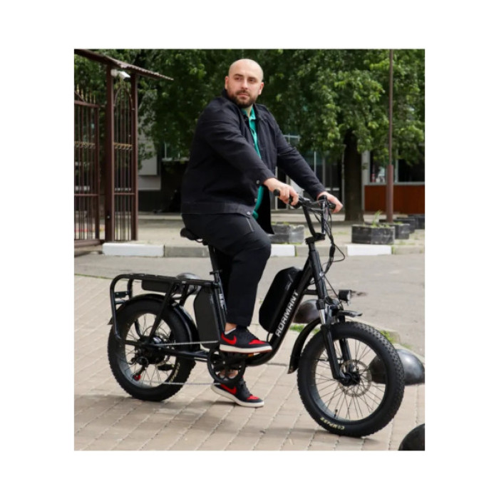 Електровелосипед Dorozhnik 20" ADAMANT HDD рама-18,5" 48B 17.5+12.5А*г 1000Вт 2026 срiблястий (ELB-D-20-080)