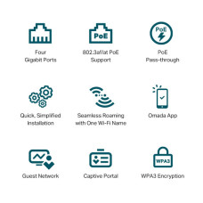 Точка доступу Wi-Fi TP-Link EAP655-WALL
