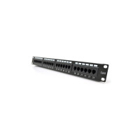 Патч-панель 19" 24хRJ-45 UTP 1U cat.6 PiPo (PP246191U)