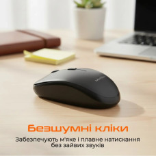 Мишка Meetion BTM100 Wireless/Bluetooth/USB Black (MT-BTM100-A)
