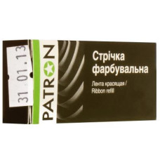 Стрічка до принтерів Patron 13мм х 7м Black (к) (PN-12.7-7SB)