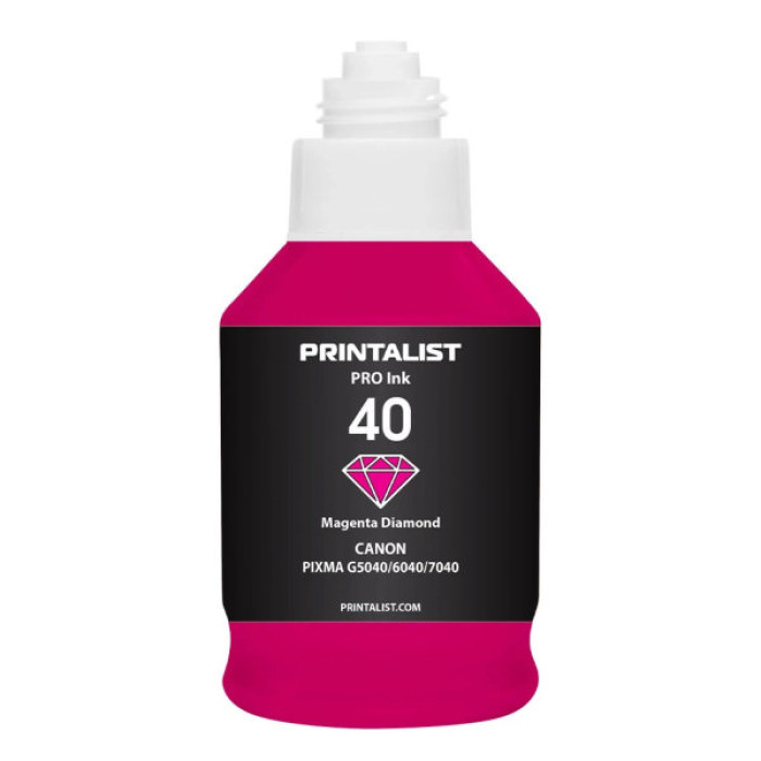 Чорнило Printalist Canon GI-40 для G5040/G6040 190г Magenta (PL40M)