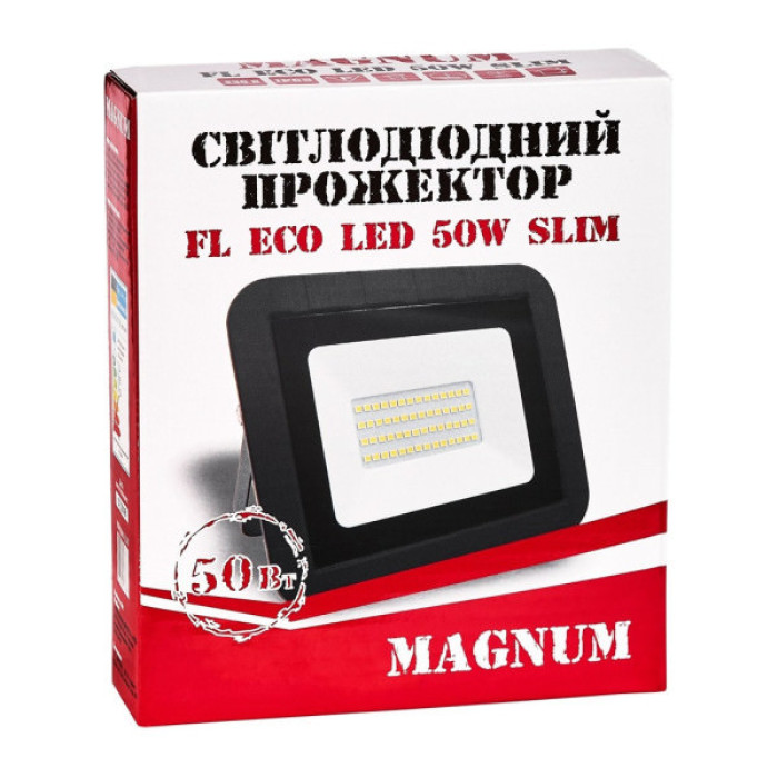 Прожектор MAGNUM FL ECO LED 50Вт slim 6500К IP65 (90011661)