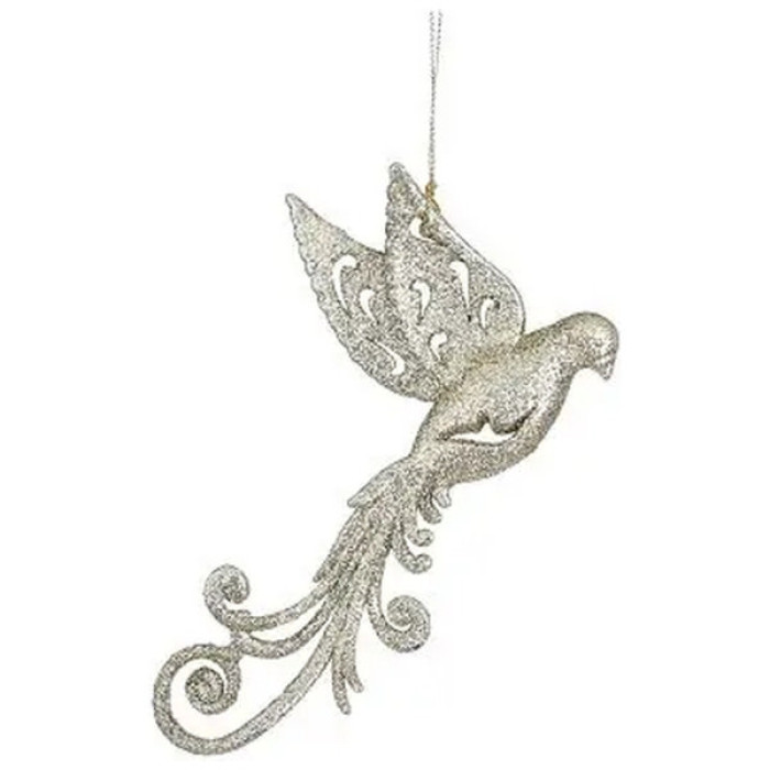 Ялинкова іграшка House Of Seasons Пташка золота 9 х 2 х 16 см (8718861799422)