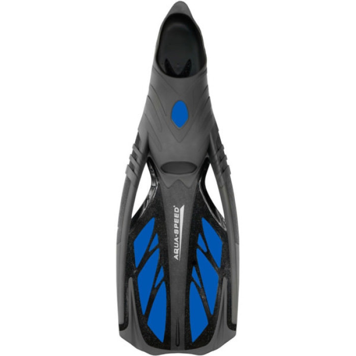 Ласти Aqua Speed Inox 553-11 5113 синій, чорний, сірий 38-39 (5908217651136)