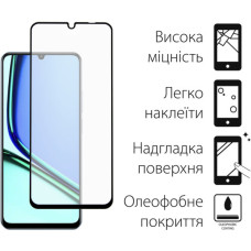 Скло захисне Dengos Full Glue Realme Note 60 Black (TGFG-400)