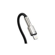 Дата кабель USB-C to Lightning 0.25m 20W Cafule Series Meta black Baseus (CATLJK-01)