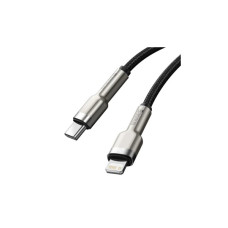 Дата кабель USB-C to Lightning 0.25m 20W Cafule Series Meta black Baseus (CATLJK-01)