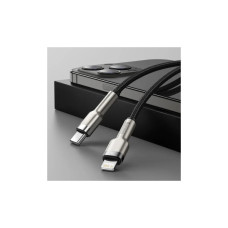 Дата кабель USB-C to Lightning 0.25m 20W Cafule Series Meta black Baseus (CATLJK-01)