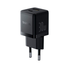 Зарядний пристрій Baseus Palm Fast Charger C+U 30W cluster black (P1011160A113-00)