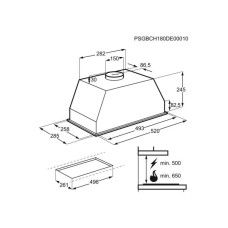 Витяжка кухонна Electrolux LFG525S