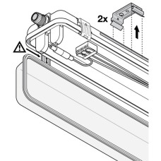 Світильник LEDVANCE DP HOUSING 1200 P 2XLAMP IP65 (4099854118111)