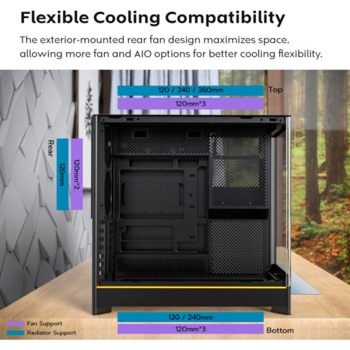 Корпус MONTECH HS02 (B)