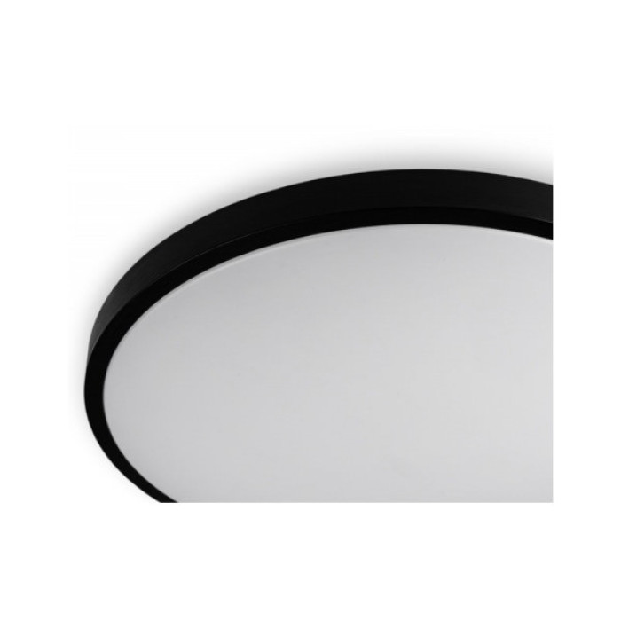 Світильник Vestum RING матовий 60W 395*60мм 3000К-6500К з ДК чорний (VS-91053)