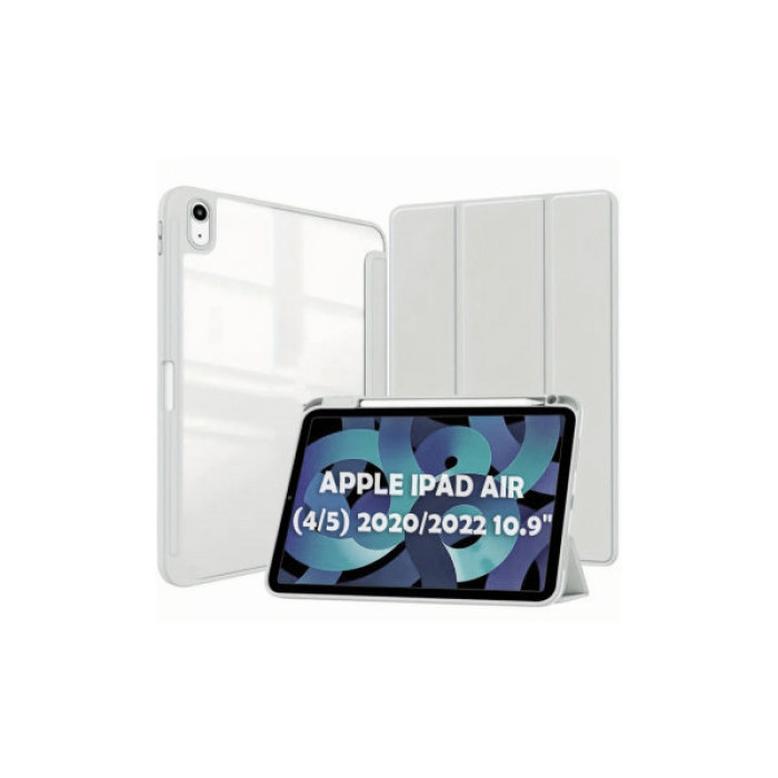 Чохол до планшета BeCover Soft Edge TPU Apple Pencil Apple iPad Air (4/5) 2020/2022 10.9" Gray (711699)