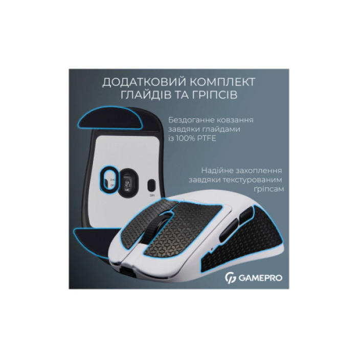 Мишка GamePro Asgard Surt Wireless/Bluetooth/USB Black (GM017B)