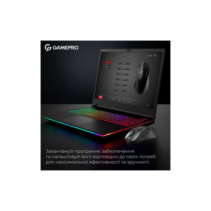 Мишка GamePro Asgard Surt Wireless/Bluetooth/USB Black (GM017B)