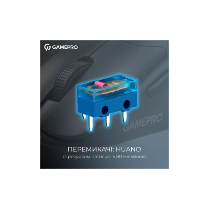 Мишка GamePro Asgard Surt Wireless/Bluetooth/USB Black (GM017B)