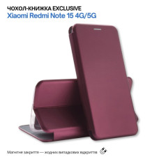 Чохол до мобільного телефона BeCover Exclusive Xiaomi Redmi Note 15 4G/5G Red Wine (715479)