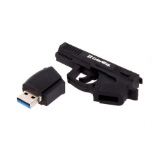 USB флеш накопичувач ColorWay Pistol 64 GB 3.0 Black (CW-USBPL64)