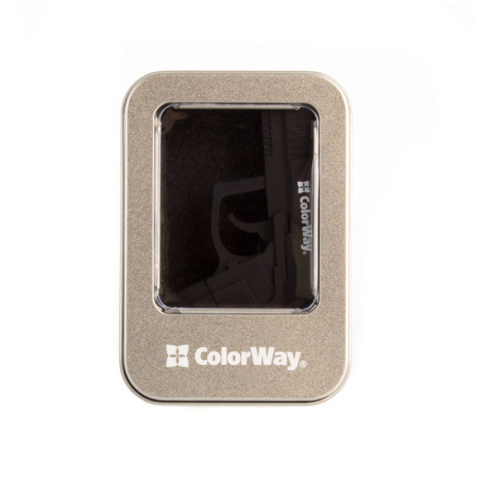 USB флеш накопичувач ColorWay Pistol 64 GB 3.0 Black (CW-USBPL64)